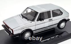 Nex 1/18 Volkswagen Golf GTI MK1 Pirelli Silver 1982 Scale Diecast Model Car