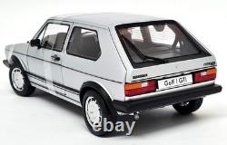 Nex 1/18 Volkswagen Golf GTI MK1 Pirelli Silver 1982 Scale Diecast Model Car