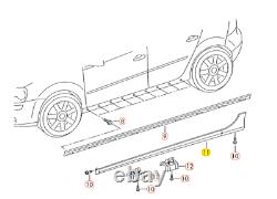 Nine Genuine Vw Golf Mk5 Gti 4 Door Side Skirt Left Side 1k4853859b