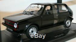 Norev 1/18 Diecast 188 487 1976 Vw Volkswagen Golf Gti Black