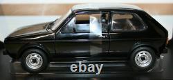 Norev 1/18 Diecast 188487 1976 Vw Volkswagen Golf Gti Black