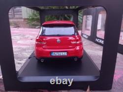 Norev 1/18 Volkswagen Golf 6 GTI 2009 Red Read Description
