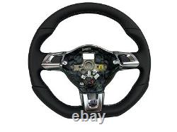 OEM VW GT Steering Wheel DSG Polo 6R GTI Golf 6 VI Sport Perforated Leather Flat GTI R