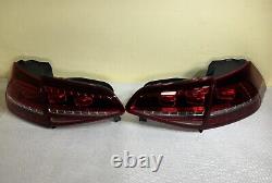 Oem Kit Led Rear Lamp Vw Golf Mk7 VII Gti Gtd Gte 5g0945207 5g0945208 F