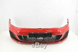 Oem Vw Golf Gti 7 Mk7 Red Gtd Before Full Bumper Cover Border Cdp Fog