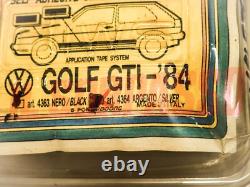 Original Black Screen Printed Side Stickers for Volkswagen Golf Mk2 GTI 1984