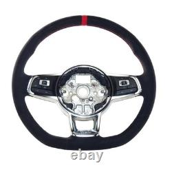 Original VW Golf 7 GTI R Clubsport R-Line Alcantara Sport Steering Wheel Shift Knob