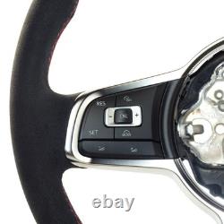 Original VW Golf 7 GTI R Clubsport R-Line Alcantara Sport Steering Wheel Shift Knob