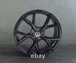 Original VW Golf 8 GTI R Estoril 19 Inch Wheel 5H0601025AD /S 8Jx19xET50 Black
