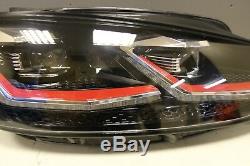 Original Volkswagen Golf Mk7.5 Gti Front Headlight O / S Led Drivers