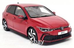 Otto 1/18 VW Golf GTi Mk8 Red 2021 Volkswagen Resin Scale Model Car