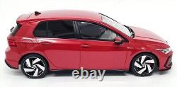 Otto 1/18 VW Golf GTi Mk8 Red 2021 Volkswagen Resin Scale Model Car