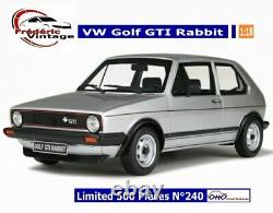 Ottomobile 118 Volkswagen Golf Gti Rabbit Ref Ot563 No.240 / 500 Otto Pcs