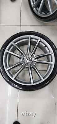 Pack 4 Rims And Tires Pretoria Vw Golf 5 6 7 R Gti 5g0601025aj Destockage