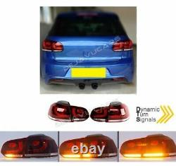 R20 Gti Gtd Dynamic Look Led Rear Lights For Volkswagen Golf 6