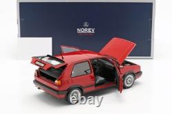 RARE 1990 Volkswagen VW Golf 2 GTI Red 1/18 by NOREV 188438