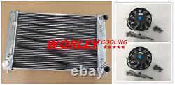 Radiator + Fan For Volkswagen Golf Gti Mk2 1.8 16v Pl/kr Engine Code 1986-92 New