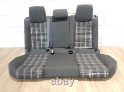 Rear Seat VW Golf 6 VI Gti Sedan Black Red Anthracite Divided