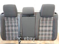 Rear Seat VW Golf 6 VI Gti Sedan Black Red Anthracite Divided