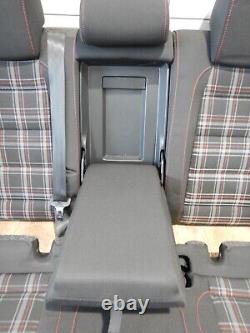 Rear Seat VW Golf 6 VI Gti Sedan Black Red Anthracite Divided