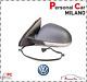 Rearview Mirror Volkswagen Golf 5 Gti Electric Thermal Left From 2004 A 2009