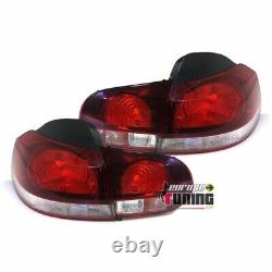 Red Arrier Lights Dark Look Pack Gti For Vw Volkswagen Golf 6 VI (02754)