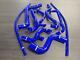Reinforced Silicone Hoses For Volkswagen Golf 3 Gti 8s Blue