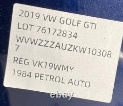 Right Front Wing Volkswagen Golf GTI 2019 VII R 5G0821106B L 76172834