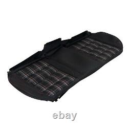 Seat Cover Back Fabric Vw Golf 6 VI Gti Bench Black Red Tiles