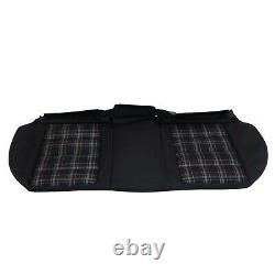 Seat Cover Back Fabric Vw Golf 6 VI Gti Bench Black Red Tiles