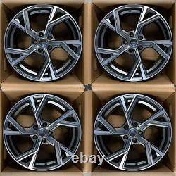 Set of 4 19-Inch Alloy Wheels Dedicated to Volkswagen Golf 6 7 8 GTI TDI Scirocco GTE