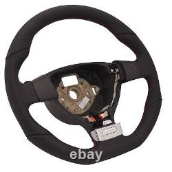 Sport DSG Steering Wheel Switch Swing VW Golf 5 V Gti Perforated Black Red Leather