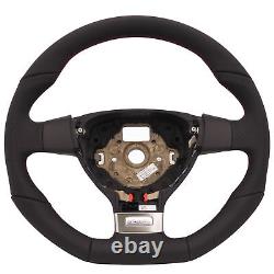 Sport DSG Steering Wheel Switch Swing VW Golf 5 V Gti Perforated Black Red Leather