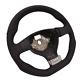 Sport Flat Steering Wheel Vw Golf V 5 Gti Perforated Leather Black Stitching