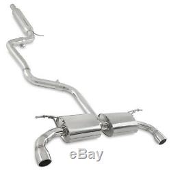 Stainless Steel Cat Back Exhaust Race Vw System From Volkswagen Golf Gti Mk7 5g 2.0tsi