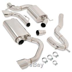 Stainless Steel Catback Evacuation System For Vw Golf Gti 2.0 Tsi Mk6 T