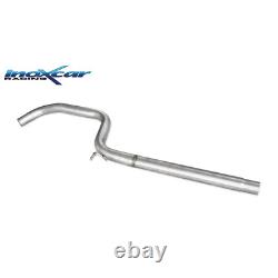 Stainless Steel Intermediate Tube INOXCAR for Volkswagen Golf 8 2.0 GTi 245cv without silencer