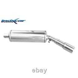Stainless Steel Silencer Inoxcar Volkswagen Golf 1 1.8 GTi 112hp with 80mm outlet