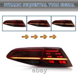 Stop LED Tail Lights Volkswagen Golf 7 7.5 Canbus Arrow DRL GTI GTD MK7
