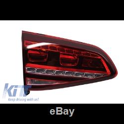 Taillights Full Led Gti R-design Volkswagen Golf VII (2013-up) Red Clear Kitt Tl