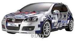 Tamiya Volkswagen Golf Gti Cup Car Painted Exchange Body Withled Tt-01e 58410