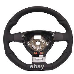 Translation: R Line Sport Flat Steering Wheel with Perforated Leather for VW Golf 5 V GTI DSG Shifter