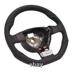 Translation: R Line Sport Flat Steering Wheel with Perforated Leather for VW Golf 5 V GTI DSG Shifter