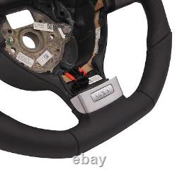 Translation: R Line Sport Flat Steering Wheel with Perforated Leather for VW Golf 5 V GTI DSG Shifter