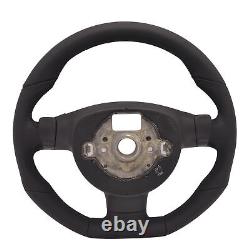 Translation: R Line Sport Flat Steering Wheel with Perforated Leather for VW Golf 5 V GTI DSG Shifter