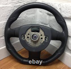 True Vw Mk5 Golf Gti Leather Grey Flat Low Direction Wheel And Srs Bag 15a