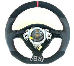 Tuning Exchange Flattened Leather Steering Vw Golf 4 Bora Passat 3b Gti Red Ring