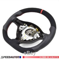 Tuning Flattened Leather Steering Vw Golf 4, Passat 3b, Bora, Gti Red Ring 2w