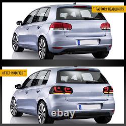 VLAND LED Tail Lights for VW Volkswagen Golf 6 MK6 5K VI GTI GTD R TSI 08-13