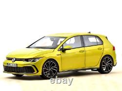 VW Golf 8 GTI, 2021 Yellow Metallic, Limited Edition, 1:18 Norev